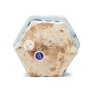 A very rare Chinese blue and white pagoda-shaped incense burner — photo 8