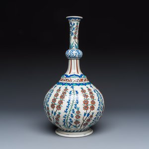 An elegant large Samson Iznik-style bottle vase — photo 2