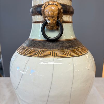 An unusual Chinese Nanking vase decorated with various glazes — photo 10