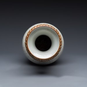 An unusual Chinese Nanking vase decorated with various glazes — photo 6