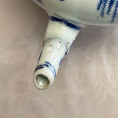 An unusual Chinese blue and white 'Deer' ewer — foto 25