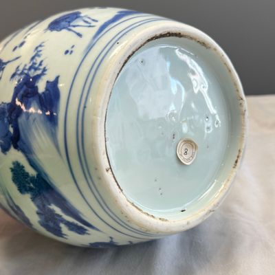 An unusual Chinese blue and white 'Deer' ewer — foto 32