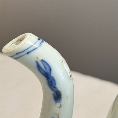 An unusual Chinese blue and white 'Deer' ewer — foto 8