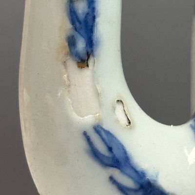 An unusual Chinese blue and white 'Deer' ewer — foto 10