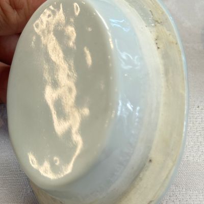 Three Chinese blue and white reticulated salts after European silver models — foto 23