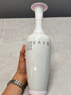 Three Chinese polychrome semi-eggshell vases — photo 27