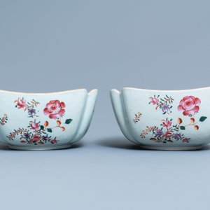 A 158-piece Chinese famille rose service with floral 'Lowestoft' design, Qianlong — 照片 32