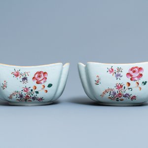 A 158-piece Chinese famille rose service with floral 'Lowestoft' design, Qianlong — 照片 33
