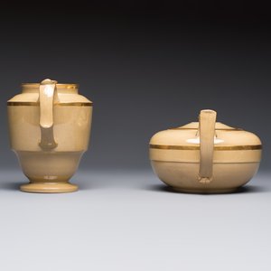 A 24-piece English Spode mocha-ground and gilt coffee and tea service, 19th C. — foto 27