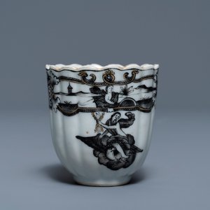 A 37-piece Chinese grisaille 'Jupiter' tea service, Qianlong — 照片 11