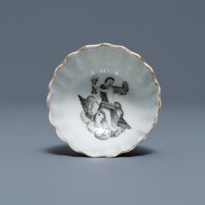 A 37-piece Chinese grisaille 'Jupiter' tea service, Qianlong — 照片 16