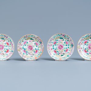 A 56-piece Chinese famille rose service for the Straits or Peranakan market, 19th C. — photo 15