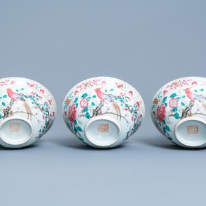 A 56-piece Chinese famille rose service for the Straits or Peranakan market, 19th C. — photo 29