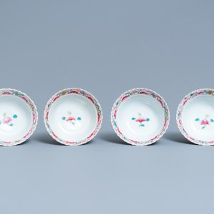 A 56-piece Chinese famille rose service for the Straits or Peranakan market, 19th C. — photo 48