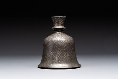 A bidri hookah base for the Ottoman market, India, 1st half 19th C.