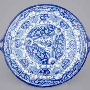 A big blue and white fish strainer, Bolsward, Friesland, 18th C. — 照片 2