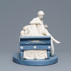 A biscuit group inscribed 'L'insomnie', Sèvres, France, early 19th C. — 照片 5