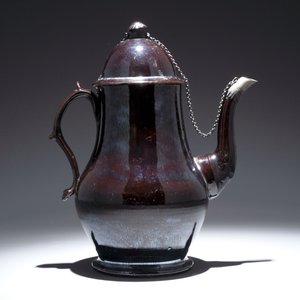 A black-glazed pottery coffeepot, teapot, milk jug and a bowl, Namur, 18th C. — foto 17