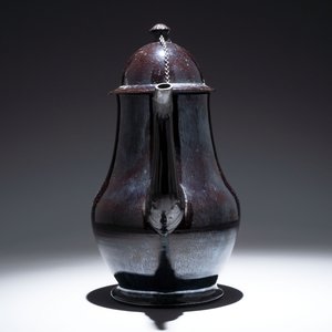 A black-glazed pottery coffeepot, teapot, milk jug and a bowl, Namur, 18th C. — foto 18