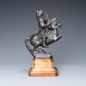 A black-patinated bronze group of Henri IV on horseback, ca. 1600 — photo 4