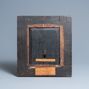 A blackened pearwood frame with pewter ornaments, 17th C. — 照片 2