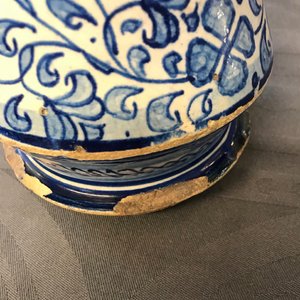 A blue and white Antwerp maiolica albarello, 2nd half 16th C. — 照片 15