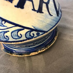A blue and white Antwerp maiolica albarello, 2nd half 16th C. — 照片 16