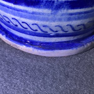 A blue and white Antwerp maiolica 'alla porcelana' albarello, 2nd half 16th C. — photo 12