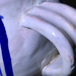 A blue and white Antwerp maiolica wet drug jar, dated 1609 — photo 14
