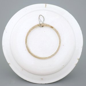 A blue and white Brussels faience plate, ca.1800 — 照片 2