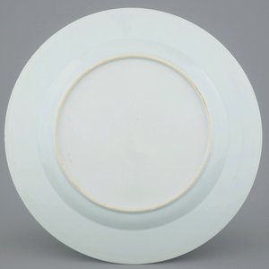 A blue and white Chinese export porcelain "Burghley House" dish, ca. 1745 — photo 2