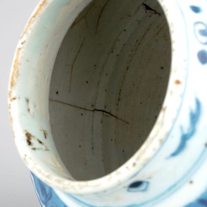 A blue and white Chinese Ming Dynasty "One hundred cranes" vase — photo 7