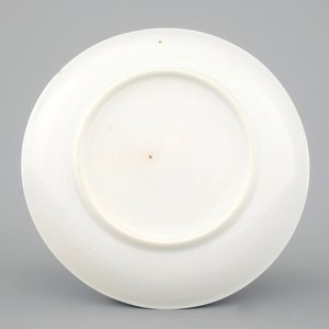 A blue and white Chinese porcelain cup and saucer: "The parrot on the perch", Qianlong, ca. 1740 — 照片 3