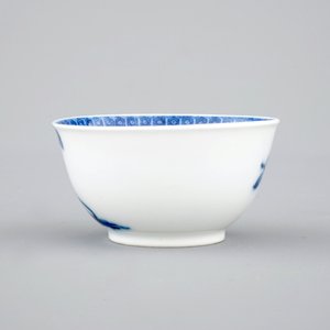 A blue and white Chinese porcelain cup and saucer: "The parrot on the perch", Qianlong, ca. 1740 — 照片 5