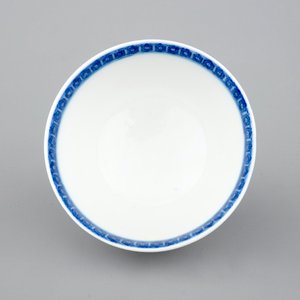 A blue and white Chinese porcelain cup and saucer: "The parrot on the perch", Qianlong, ca. 1740 — 照片 8