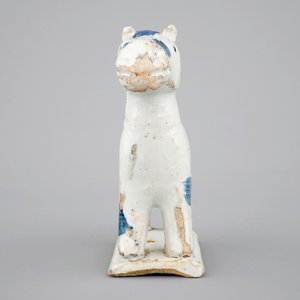 Een blauw-wit Chinees porseleinen paard voor de Nederlandse markt, 18e eeuw — foto 5