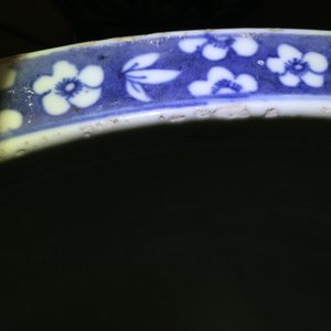 A blue and white Chinese porcelain fish bowl, 19th C. — foto 8