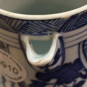 A blue and white Chinese porcelain jug and cover, Kangxi, ca. 1700 — foto 8
