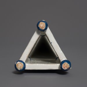 A blue and white Delft style obelisk with floral design, Braunschweig, Germany, 18th C. — 照片 5