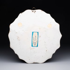 A blue and white Dutch Delft 'chinoiserie' plaque, 18th C. — foto 2
