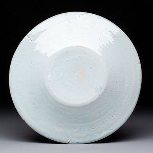 A blue and white Dutch Delft chinoiserie plate, 17th C. — photo 2