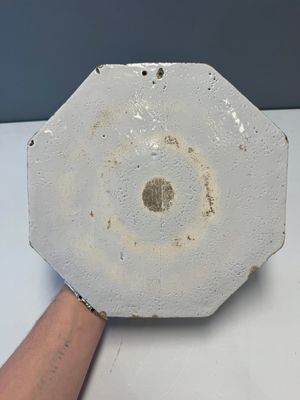 A blue and white Dutch Delft octagonal 'Chinoiserie' plaque, 18th C. — foto 19