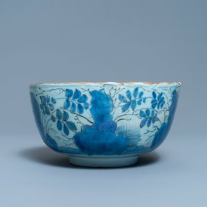 A blue and white English Delftware bowl dated 1684 — photo 3