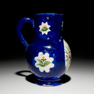 A blue ground Brussels faience jug with Napoleon, 19th C. — 照片 5