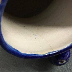 A blue ground Brussels faience jug with Napoleon, 19th C. — 照片 10
