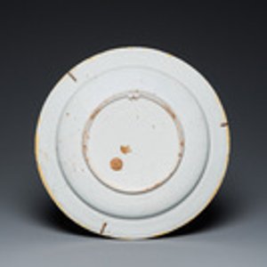A blue, white and yellow Dutch Delft 'putto' dish, Verstraeten workshop, Haarlem, ca. 1640-1660 — 照片 2