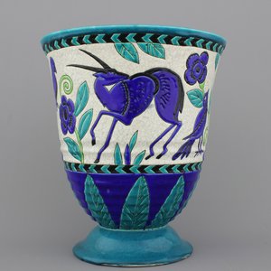 A Boch Keramis vase by Charles Catteau, 20th C. — 照片 1