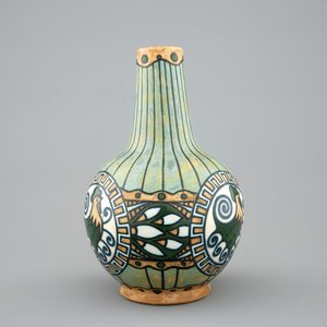 A Boch Keramis vase with a cockerel, 1st half 20th C. — 照片 4