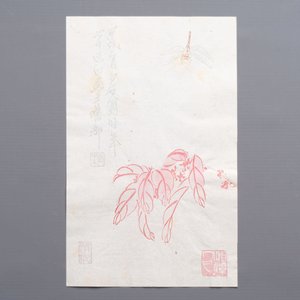 A box containing 24 woodblocks after Qi Baishi and Zhang Daqian, Rong Bao Zhai 荣宝斋 studio, early 20th C. — photo 8