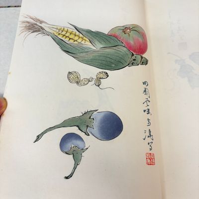 A box containing the 2nd volume, comprising 40 woodblock prints, 16 of which are after Qi Baishi, Rong Bao Zhai Studio — 照片 11